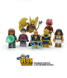 Black Adam movie Custom minifigure set of 7