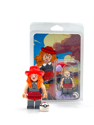 Serena with Mewtwo Pokemon custom minifigure