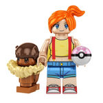 Misty with eevee pokemon custom minifigure