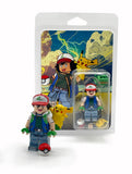 Trainer Ash and pikachu custom minifigure