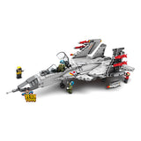 Shenyang J-15 flying shark fighter Jet MOC BUILDING BLOCK with 4 minifigures 1186+pcs