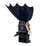 Thug Life Hip-Hop Batman with Chicago bulls jersey  Custom Minifigure