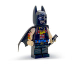 Thug Life Hip-Hop Batman with Chicago bulls jersey  Custom Minifigure