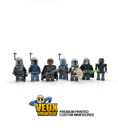 Mandalorians season two custom minifigures set of 7