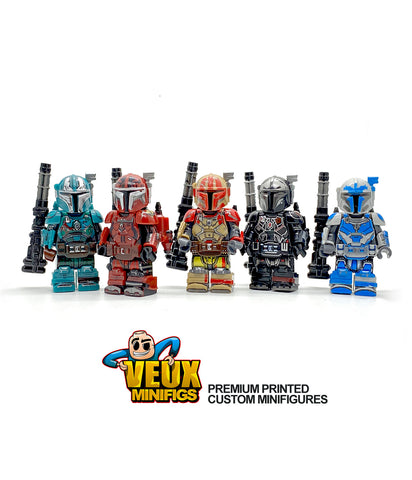 Mandolorians heavy artillery Custom mini figure set 5