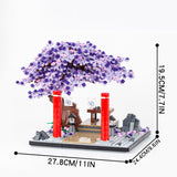 Demon Slayer Wisteria Flower Street View BUILDING SET 917PCS MOC