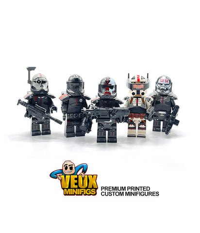 Star Wars Bad Batch Custom Minifigure 6pcs Set