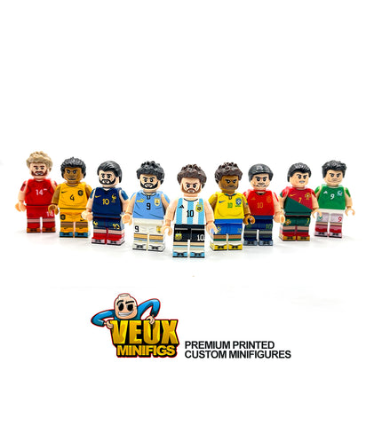 FIFA World Cup Custom Collectible Minifigures set of 9