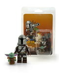 Star Wars Mandalorian and baby Yoda custom minifigure V1